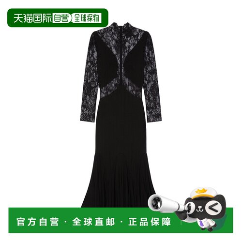GIVENCHY 女士连衣裙 BW22CE20H2001 AW2025 黑色 吊灯蕾丝连衣裙