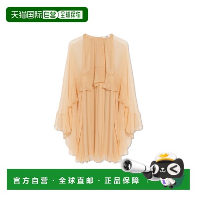 CHLOÉ 女士连衣裙 CH26SRO890016H6 SS2026 浅棕色 Silk dress
