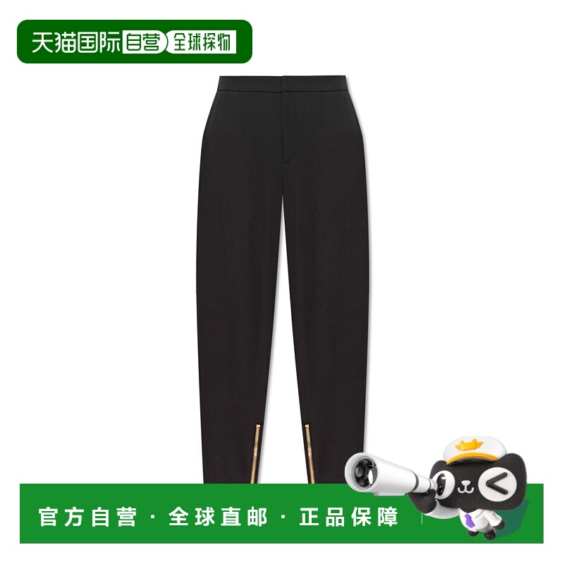 1h可退 BALMAIN 女士休闲裤 FF1PM045ME54EAP AW2025 黑色 Capri