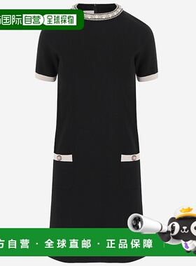 VALENTINO 女士连衣裙 6B3KD13L96B0NA SS2025 黑色