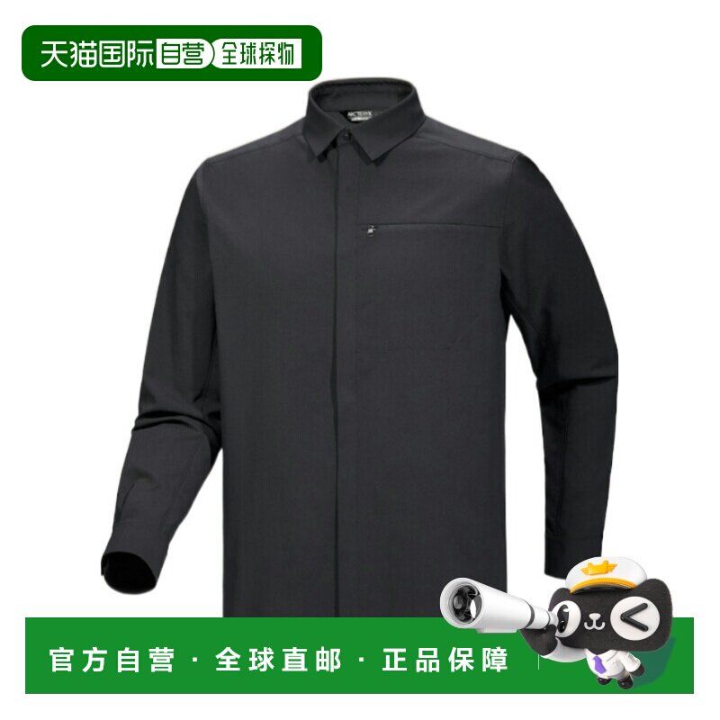Arc'teryx 男士衬衫 X000010620BLACK SS2026 始祖鸟黑色长袖速干