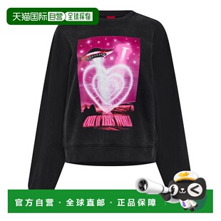 雨果 女士 black黑色 潮奢 舒适时 毛衣 HUGO 1h可退 Deroxina