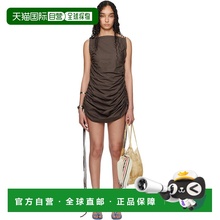 1h可退 潮奢 Baserange 女士 独家发售棕色 Pictorial 连衣裙 Pic