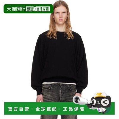 1h可退 潮奢 essentials fear of god 男士 黑色毛衣 FG25FW20206
