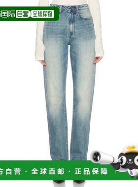 1h可退 潮奢 GRLFRND 女士 Sara 高腰直筒牛仔裤 GF45429862079