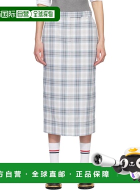 1h可退 潮奢 Thom Browne 汤姆 布朗 女士 灰色 & 灰白色 Beltloo