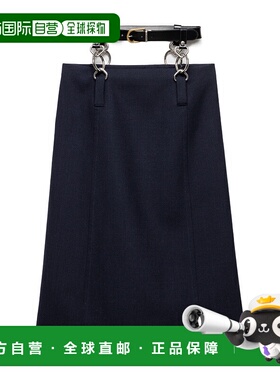 PRADA 女士半身裙 P157WK11CZSOOOF0008 SS2025 蓝色包臀裙a字裙