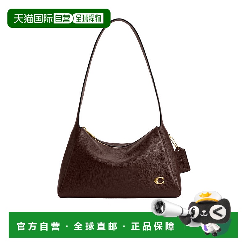 1h可退 COACH 女士单肩包 CCC45B4MPL AW2025 深棕色 Lola 单肩包