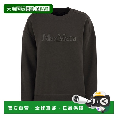 1h可退 MAX MARA 女士卫衣 9926015306003 AW2025 黑色 长袖卫衣