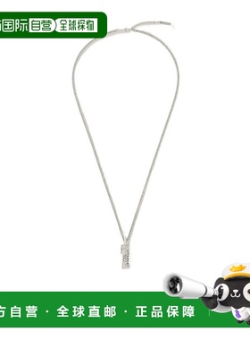 GIVENCHY 女士项链 BF00SKF003723 SS2025 银色 属珐琅胶带项链