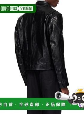 OUR LEGACY 男士夹克 M4239MTD CO 黑色 长袖皮夹克