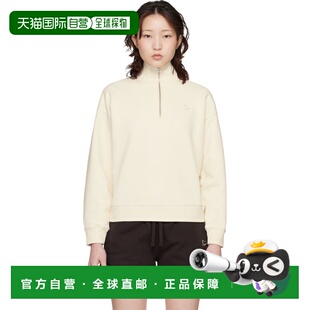 1h可退 潮奢 MAISON KITSUNE 女士 灰白色 Baby Fox Half Zip 套