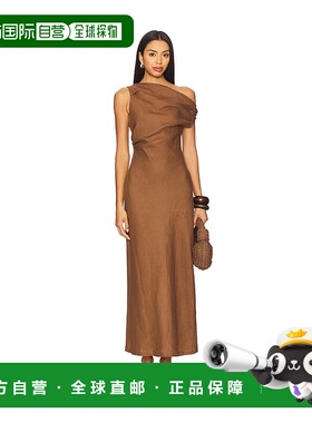 1h可退 潮奢 FAITHFULL THE BRAND 女士 Suis 中长连衣裙 FF3928C