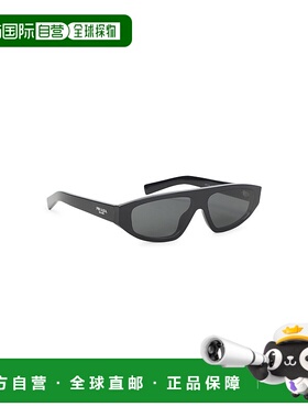 PRADA 男士太阳镜 0PRC02S16K08ZBLACK AW2025 灰色