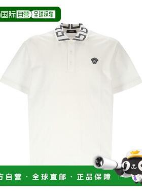 VERSACE 男士T恤 A874021A061992WV40 SS2025 白色短袖范思哲男装