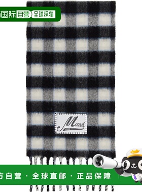 1h可退 潮奢 Marni 玛尼 女士 黑色 & 白色 Double Check Logo Wo