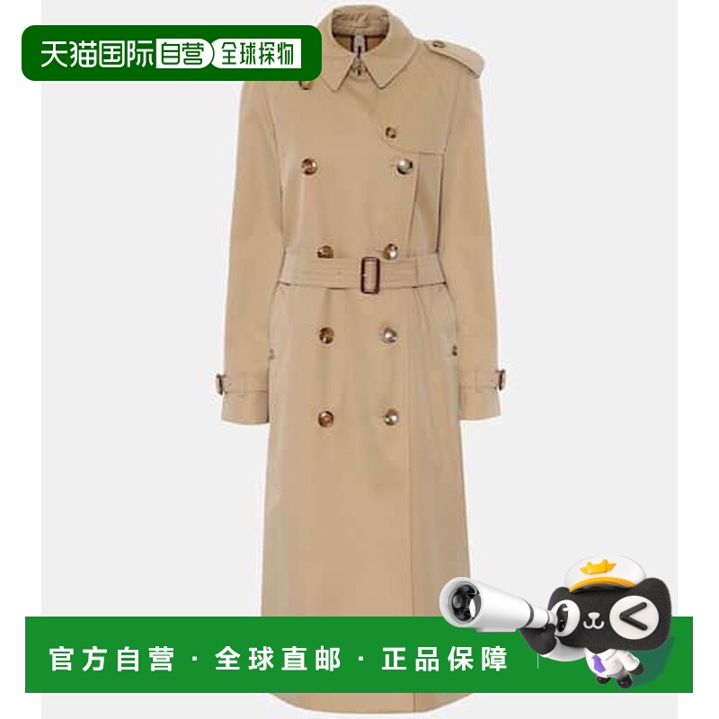 潮奢 Burberry 巴宝莉 女士 棉质风衣 beige米色 舒适时尚