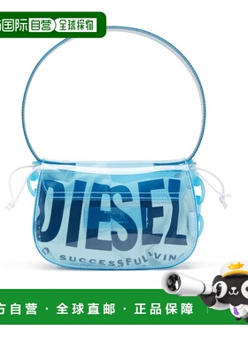 DIESEL 女士斜挎包 X08396P8763T6227 SS2026 蓝色手提包单肩包