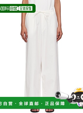 1h可退 潮奢 Baserange 女士 白色 Kolla 长裤 TRKO休闲裤阔腿裤
