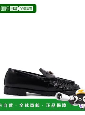 PINKO 女士芭蕾乐福鞋 SD0435P114Z99 AW2025 黑色 Nora 01 mocca