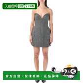 灰色抹胸迷你连衣裙 1h可退 RS26213SGR Portrait 女士 潮奢 Self