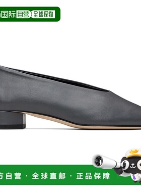 1h可退 潮奢 aeyde 女士 灰色 Delia Low-Heeled 芭蕾鞋 A11FL014