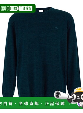 CALVIN KLEIN 男士针织衫 LV04LB305G2ET SS2026 绿色长袖