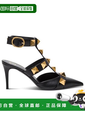 VALENTINO 女士高跟鞋 WW2S0CB2ZWM0NO CO 黑色 Rockstud 细节尖