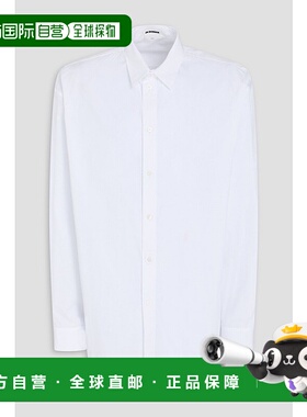 1h可退 潮奢 Jil Sander 吉尔 桑达 男士 棉质府绸衬衫 JSYQ60040