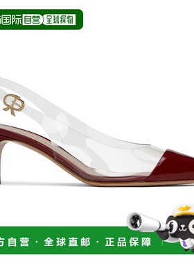 1h可退 潮奢 Gianvito Rossi 吉安维托 罗西 女士 红色 Plexi Sli