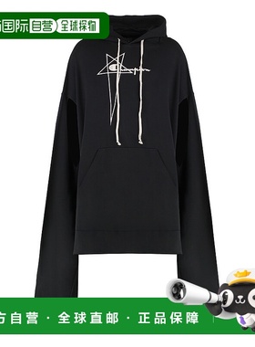 RICK OWENS 男士针织衫 CM02C9402CHFE09 SS2025 黑色卫衣