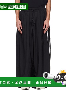 1h可退 潮奢 Y-3 男士 黑色 3S Wide 长裤 KF1192