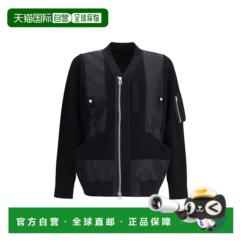 1h可退 潮奢 Sacai 男士 拉链拼接夹克 2503786M001