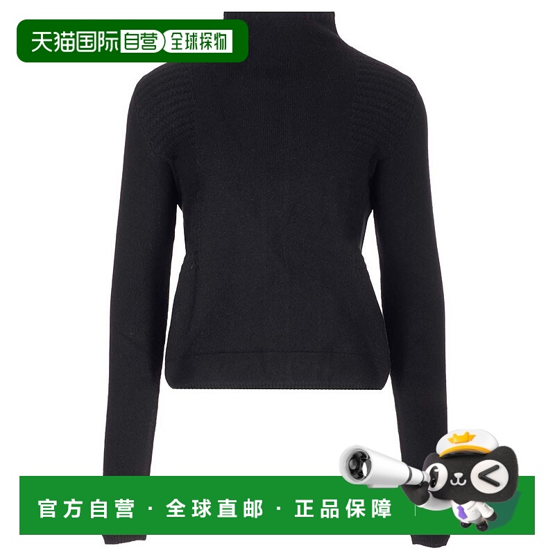 1h可退 RICK OWENS 男士针织衫 RU02C7682WSBR09 AW2023 黑色高领