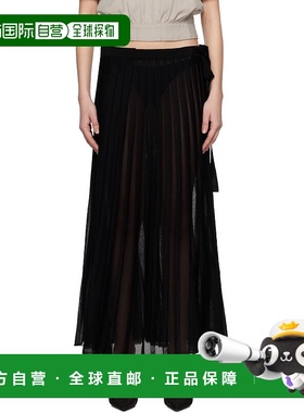 1h可退 潮奢 Remain 女士 黑色 Knit Wrap 半身裙 502541100a字裙