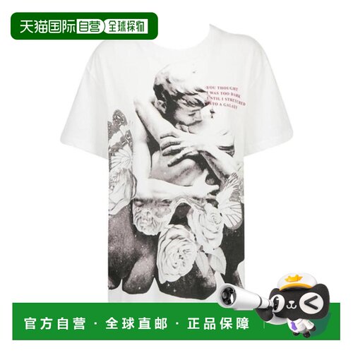 1h可退 奢淘 Valentino 人物印花图案T恤 女 SB0MG03B4WD短袖