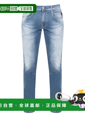 1h可退 潮奢 Replay 男士 Hyperflex Anbass 修身牛仔裤直筒裤