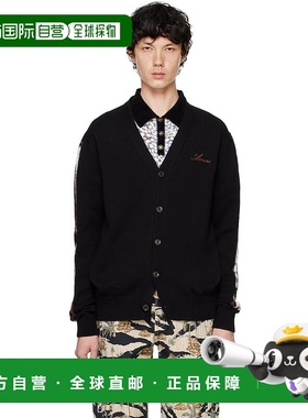 1h可退 潮奢 AMIRI 男士 黑色 Leopard Bones 开衫 AMKNCD1035