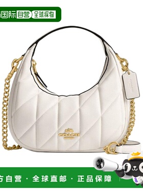 COACH 女士斜挎包 CY710IMCHK SS2024 白色 Carmen 绗缝迷你斜挎