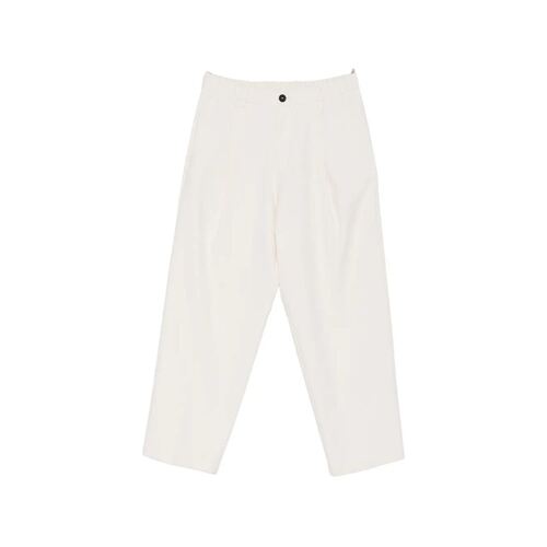 HERNO 男士休闲裤 PT000198U1200WHITE SS2026 白色阔腿裤