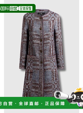 1h可退 潮奢 Etro 艾特罗 女士 圈圈提花大衣 WRAA004099TJB36