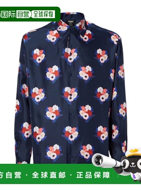 1h可退 FENDI 男士衬衫 FS1355AY4BF0ZNZ SS2026 蓝色