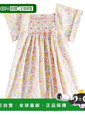1h可退 潮奢 Bonpoint 婴儿 Pais 花朵罩衫式棉质连衣裙童装
