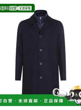 HERNO 男士大衣 CA000215U33432R9290 AW2025 蓝色西装
