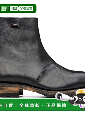 1h可退 潮奢 Our Legacy 男士 黑色 Engine 踝靴 A4247EDB男靴