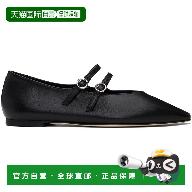 1h可退 潮奢 aeyde 女士 黑色 Franny 芭蕾鞋 A11FLVALS08FL148SS