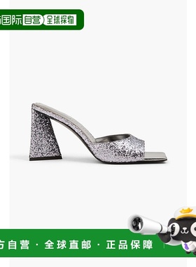 1h可退 潮奢 The Attico 女士 Devon 亮片凉拖 241WS772G001670AN