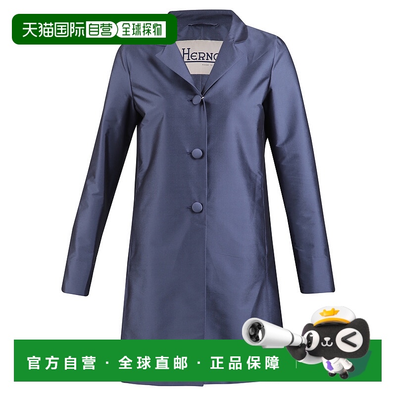 1h可退 HERNO 女士外套 CA0345D13470S9008 SS2020 蓝色 Single-b