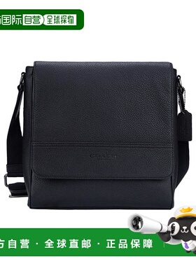 Coach蔻驰 男士斜挎包 4007QBBK SS2021 黑色 徽单肩包