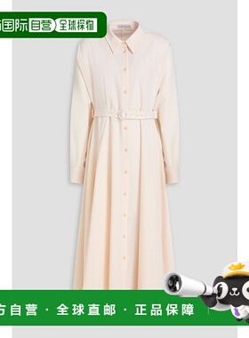 1h可退 潮奢 PALMER HARDING 女士 Solo 束带斜纹布中长衬衫式连